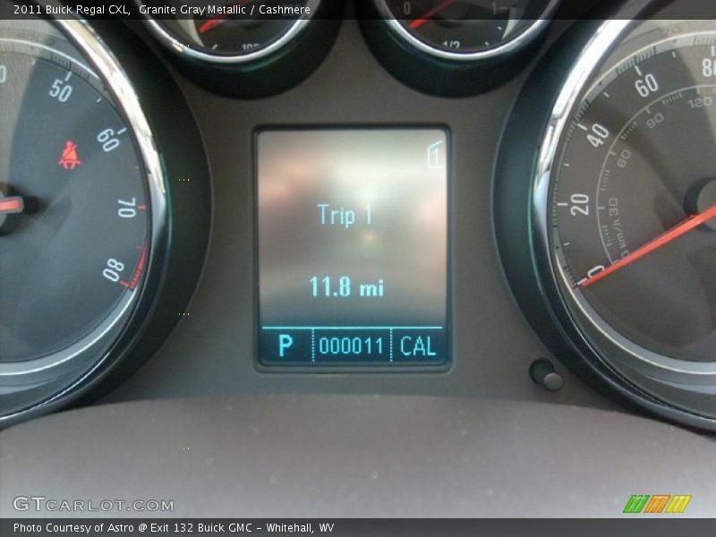 Granite Gray Metallic / Cashmere 2011 Buick Regal CXL