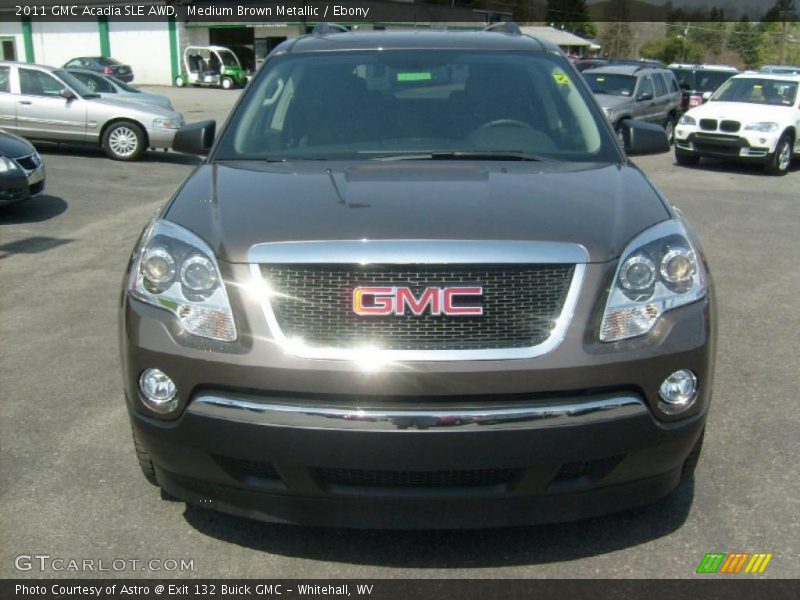 Medium Brown Metallic / Ebony 2011 GMC Acadia SLE AWD