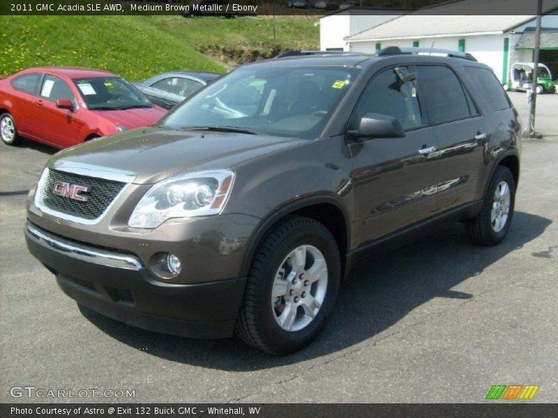 Medium Brown Metallic / Ebony 2011 GMC Acadia SLE AWD