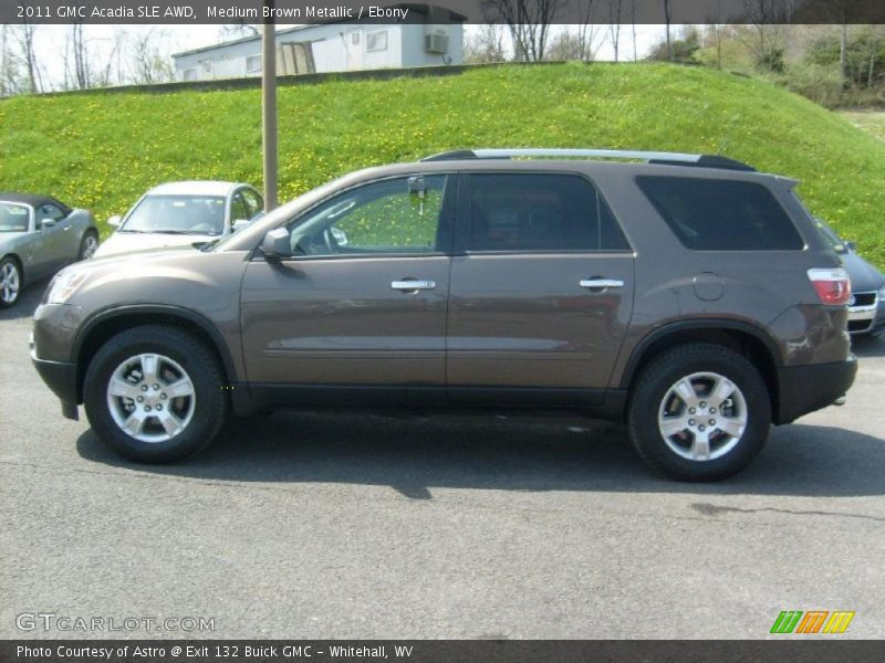 Medium Brown Metallic / Ebony 2011 GMC Acadia SLE AWD