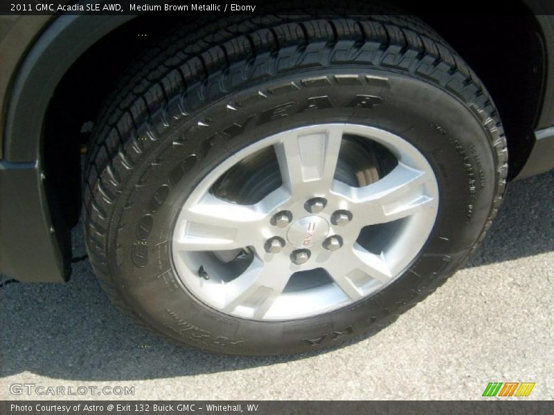 Medium Brown Metallic / Ebony 2011 GMC Acadia SLE AWD