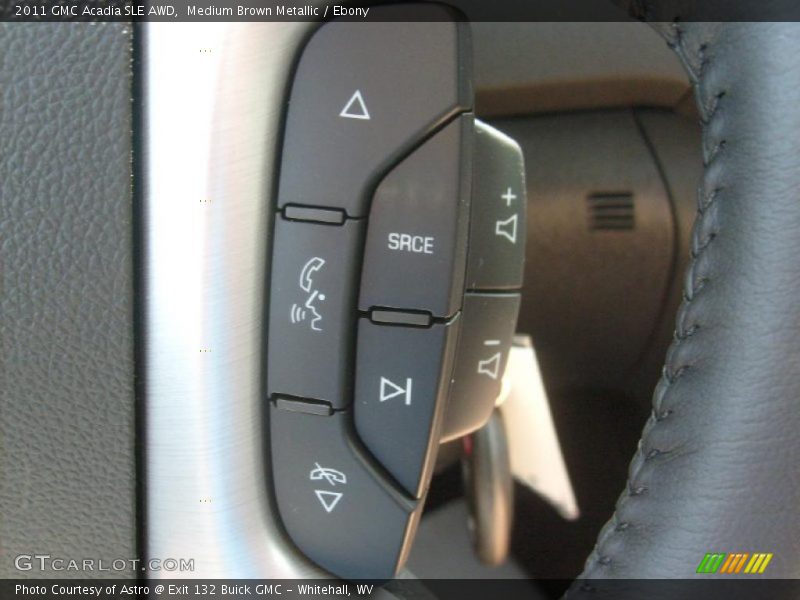 Medium Brown Metallic / Ebony 2011 GMC Acadia SLE AWD