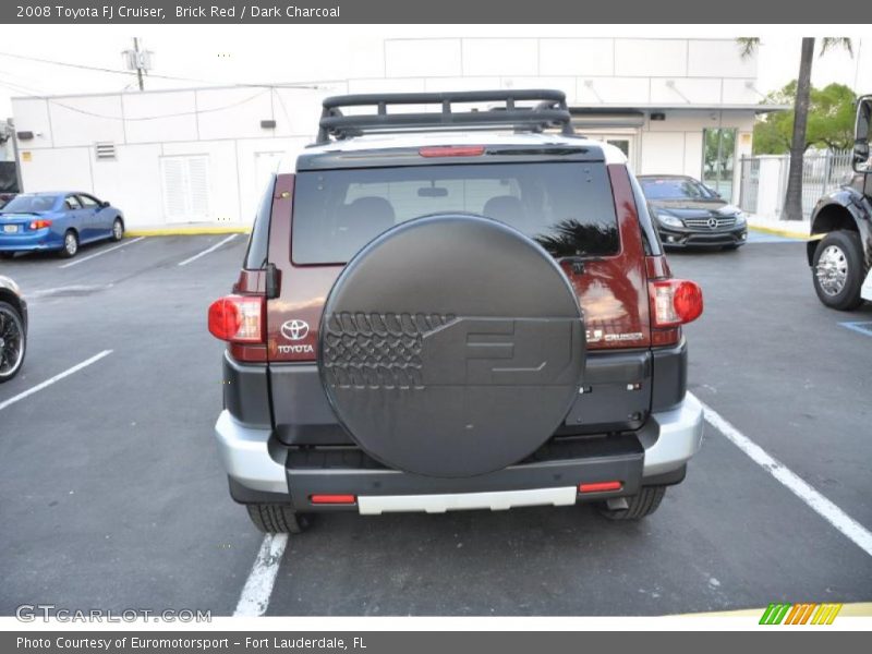 Brick Red / Dark Charcoal 2008 Toyota FJ Cruiser