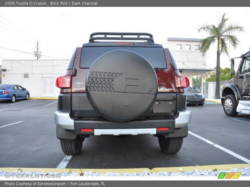 Brick Red / Dark Charcoal 2008 Toyota FJ Cruiser