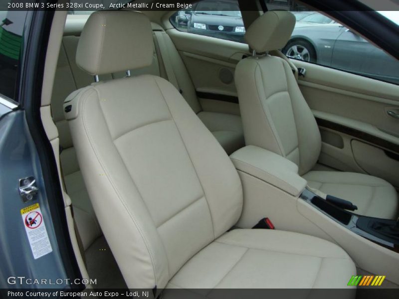 Arctic Metallic / Cream Beige 2008 BMW 3 Series 328xi Coupe