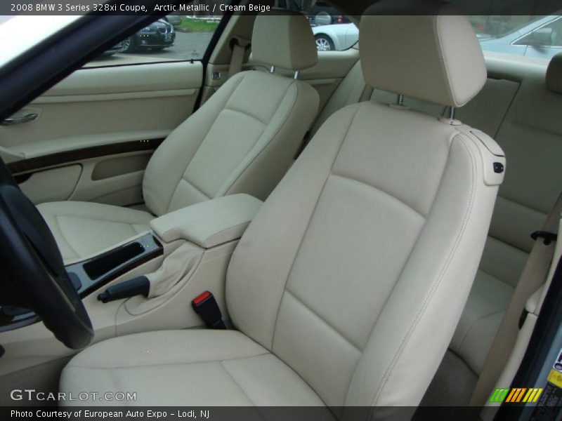 Arctic Metallic / Cream Beige 2008 BMW 3 Series 328xi Coupe