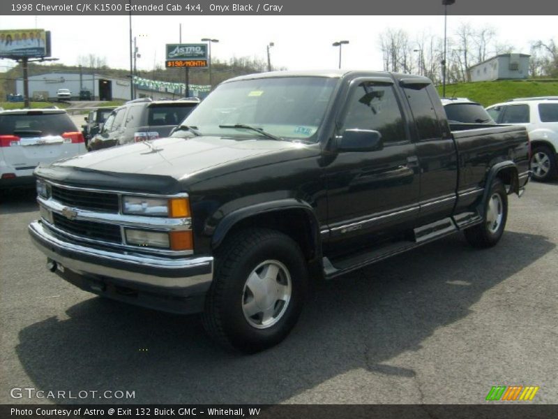 Onyx Black / Gray 1998 Chevrolet C/K K1500 Extended Cab 4x4