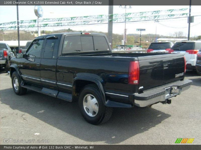 Onyx Black / Gray 1998 Chevrolet C/K K1500 Extended Cab 4x4