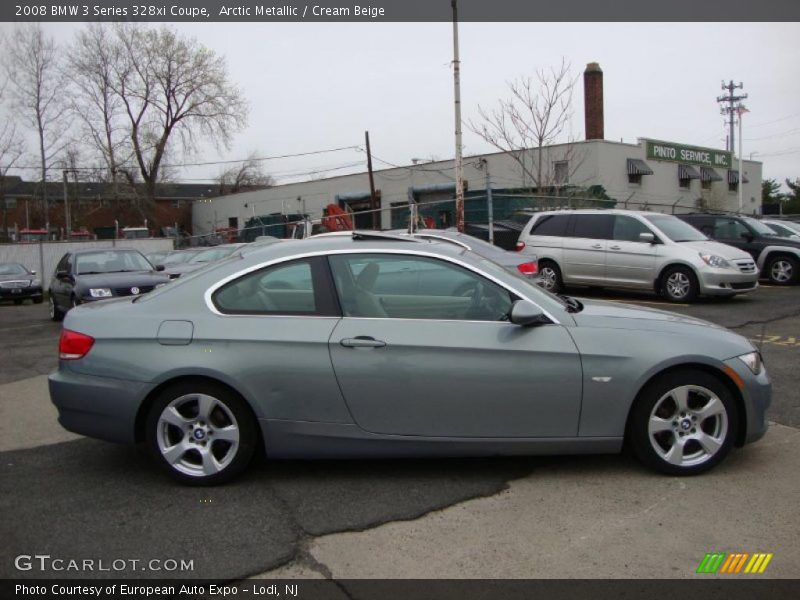 Arctic Metallic / Cream Beige 2008 BMW 3 Series 328xi Coupe