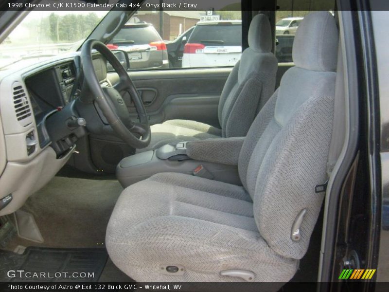 Onyx Black / Gray 1998 Chevrolet C/K K1500 Extended Cab 4x4