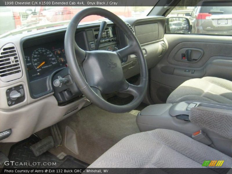Onyx Black / Gray 1998 Chevrolet C/K K1500 Extended Cab 4x4