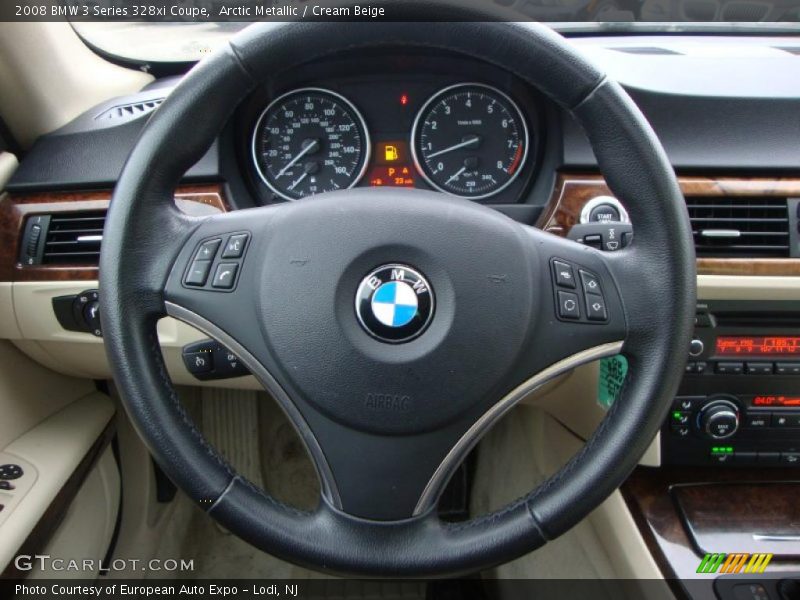 Arctic Metallic / Cream Beige 2008 BMW 3 Series 328xi Coupe