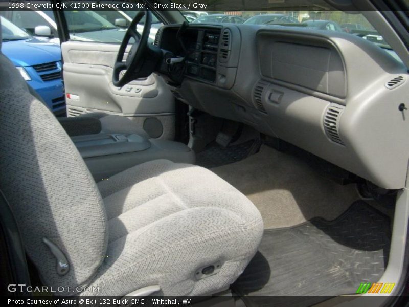 Onyx Black / Gray 1998 Chevrolet C/K K1500 Extended Cab 4x4