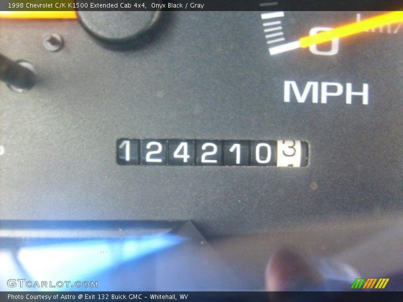 Onyx Black / Gray 1998 Chevrolet C/K K1500 Extended Cab 4x4