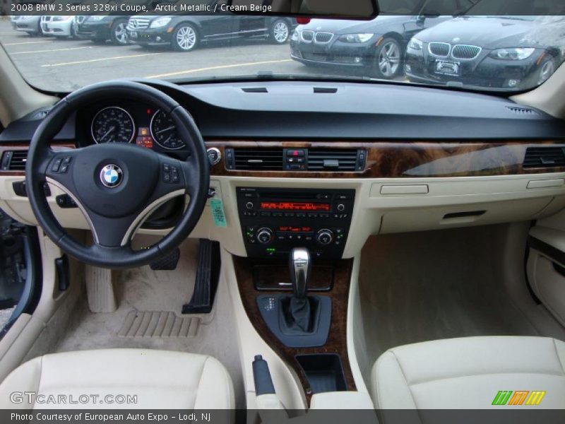 Arctic Metallic / Cream Beige 2008 BMW 3 Series 328xi Coupe