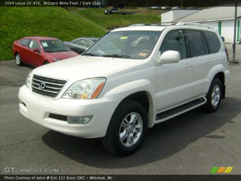 Blizzard White Pearl / Dark Gray 2004 Lexus GX 470