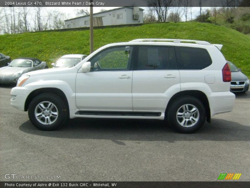 Blizzard White Pearl / Dark Gray 2004 Lexus GX 470