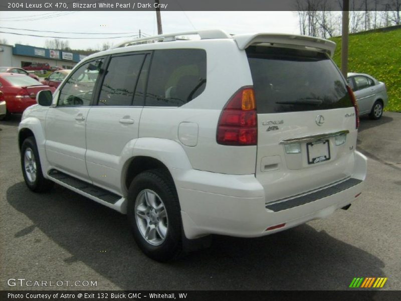 Blizzard White Pearl / Dark Gray 2004 Lexus GX 470