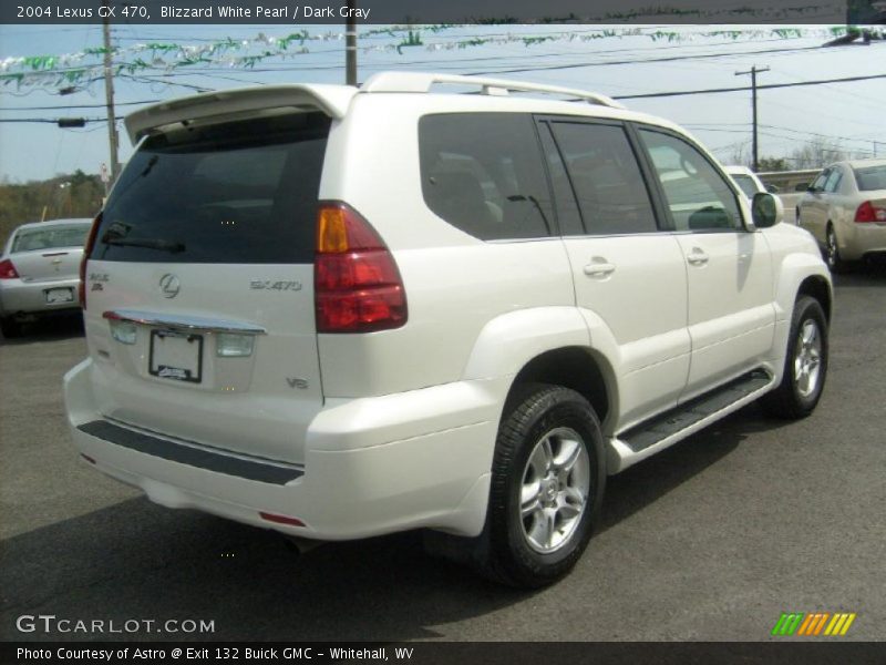 Blizzard White Pearl / Dark Gray 2004 Lexus GX 470