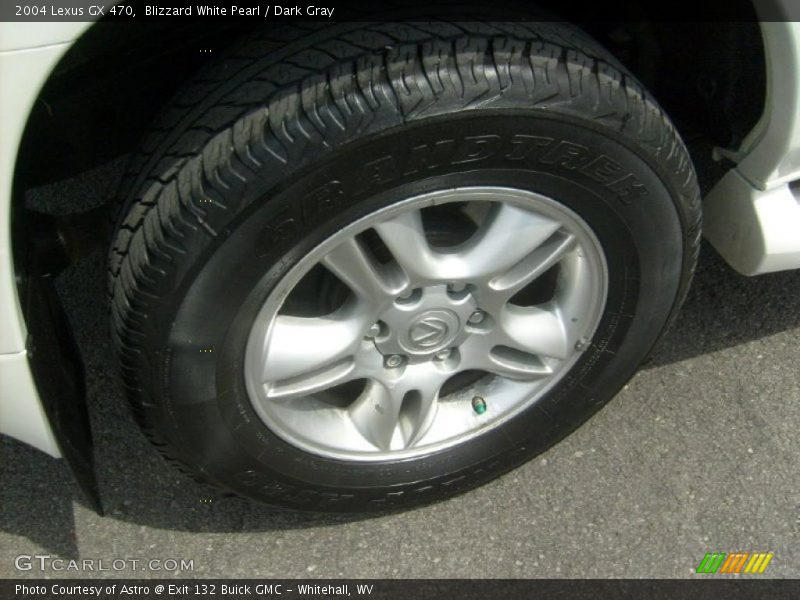 Blizzard White Pearl / Dark Gray 2004 Lexus GX 470