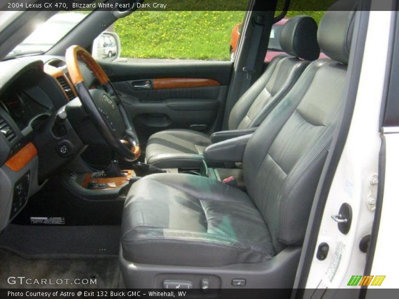Blizzard White Pearl / Dark Gray 2004 Lexus GX 470