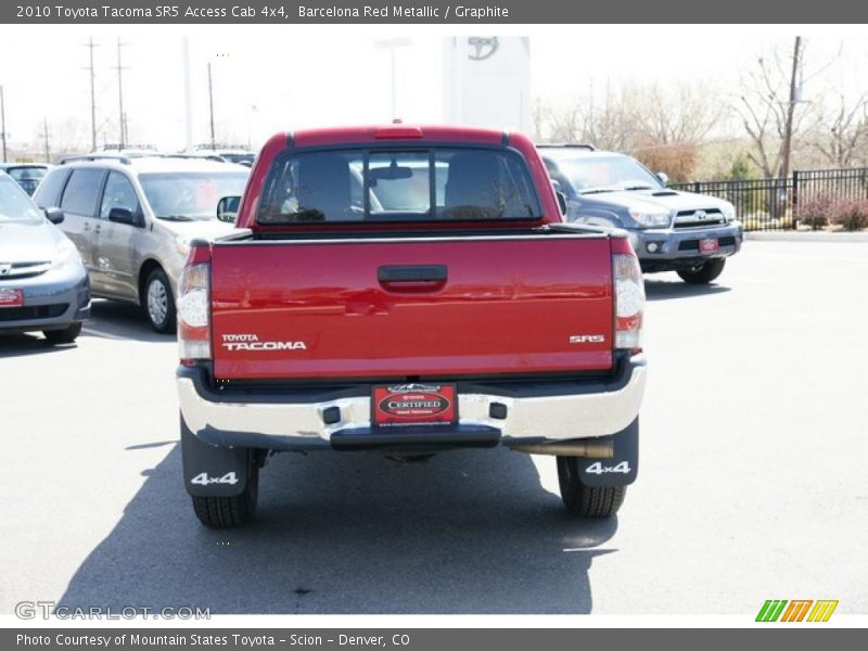 Barcelona Red Metallic / Graphite 2010 Toyota Tacoma SR5 Access Cab 4x4