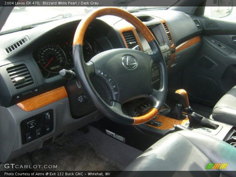 Blizzard White Pearl / Dark Gray 2004 Lexus GX 470