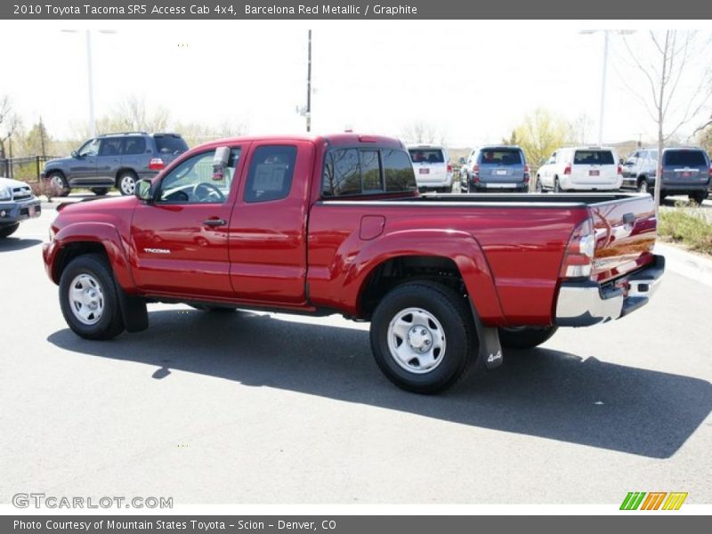 Barcelona Red Metallic / Graphite 2010 Toyota Tacoma SR5 Access Cab 4x4