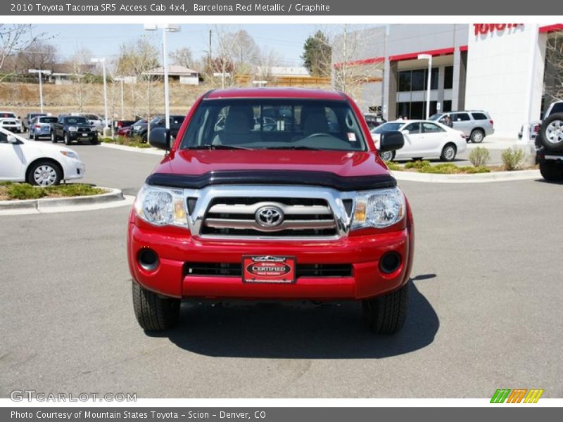 Barcelona Red Metallic / Graphite 2010 Toyota Tacoma SR5 Access Cab 4x4