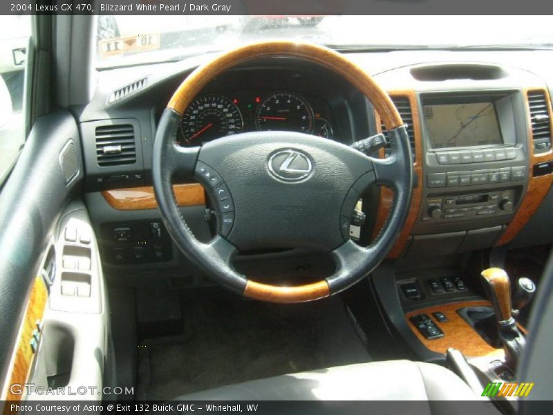 Blizzard White Pearl / Dark Gray 2004 Lexus GX 470