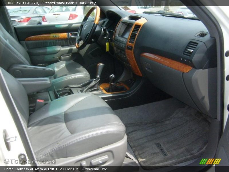 Blizzard White Pearl / Dark Gray 2004 Lexus GX 470
