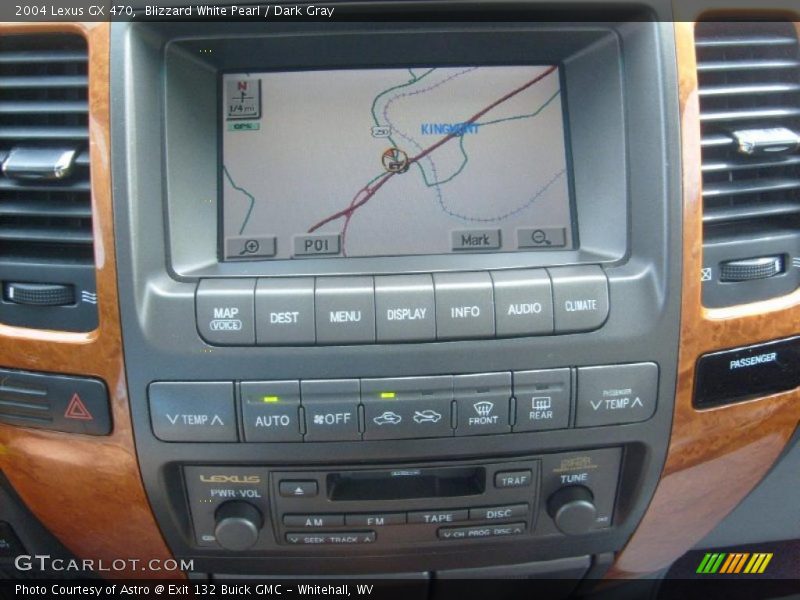 Blizzard White Pearl / Dark Gray 2004 Lexus GX 470