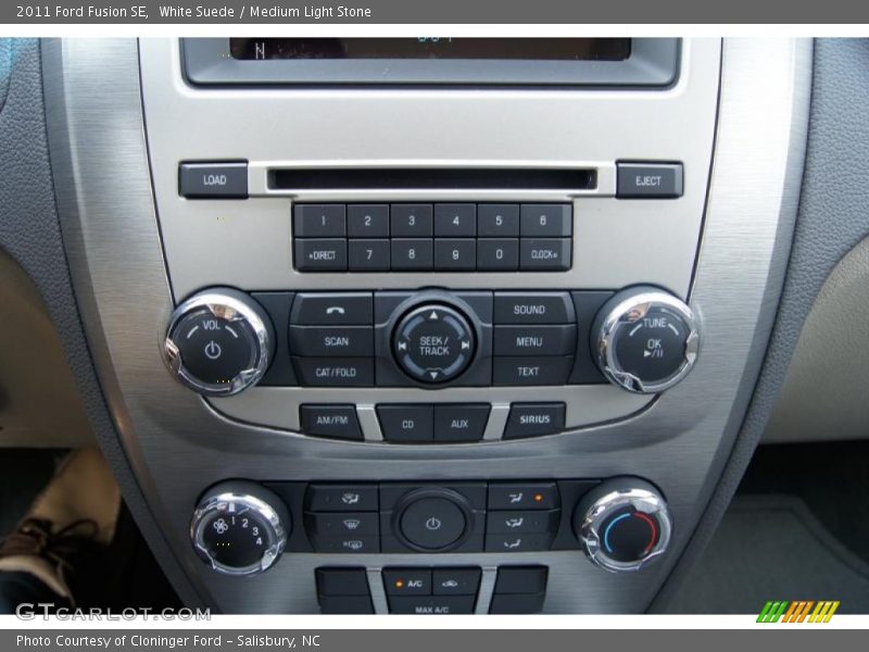 White Suede / Medium Light Stone 2011 Ford Fusion SE