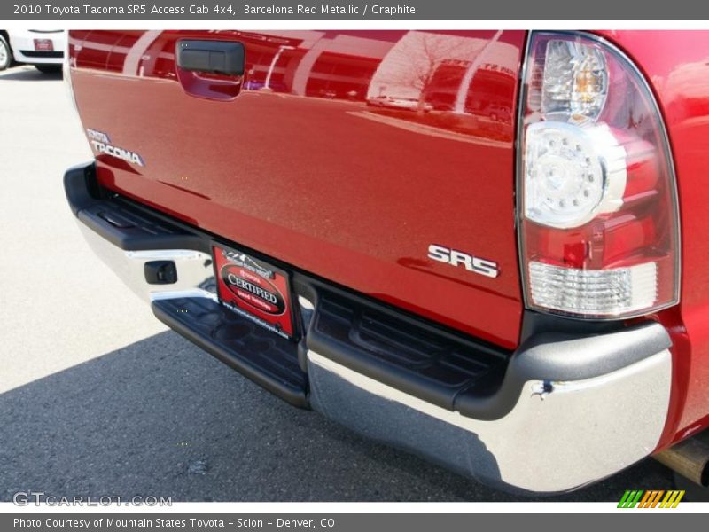 Barcelona Red Metallic / Graphite 2010 Toyota Tacoma SR5 Access Cab 4x4