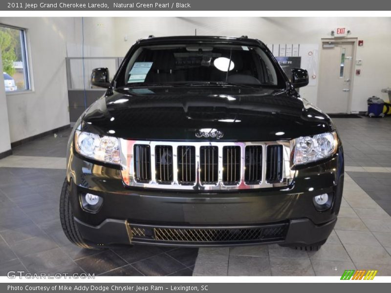 Natural Green Pearl / Black 2011 Jeep Grand Cherokee Laredo