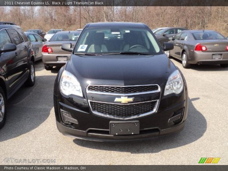 Black / Light Titanium/Jet Black 2011 Chevrolet Equinox LS