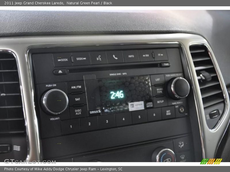 Natural Green Pearl / Black 2011 Jeep Grand Cherokee Laredo
