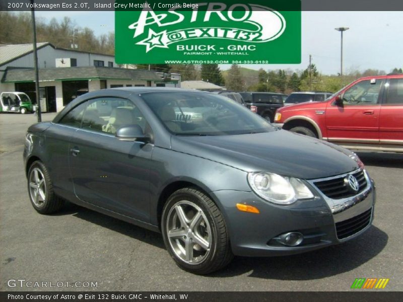 Island Grey Metallic / Cornsilk Beige 2007 Volkswagen Eos 2.0T