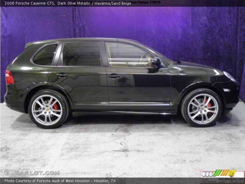 Dark Olive Metallic / Havanna/Sand Beige 2008 Porsche Cayenne GTS