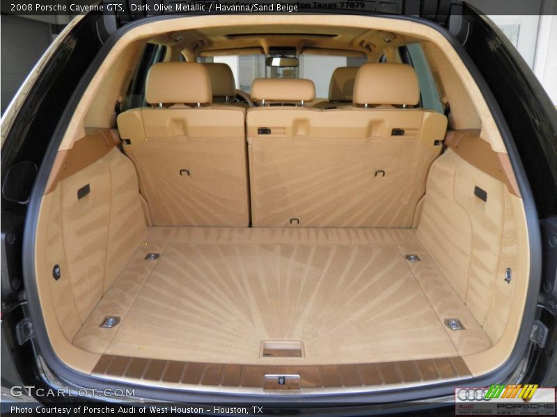Dark Olive Metallic / Havanna/Sand Beige 2008 Porsche Cayenne GTS