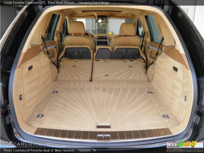Dark Olive Metallic / Havanna/Sand Beige 2008 Porsche Cayenne GTS