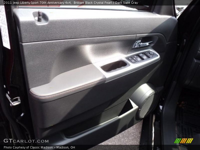 Brilliant Black Crystal Pearl / Dark Slate Gray 2011 Jeep Liberty Sport 70th Anniversary 4x4
