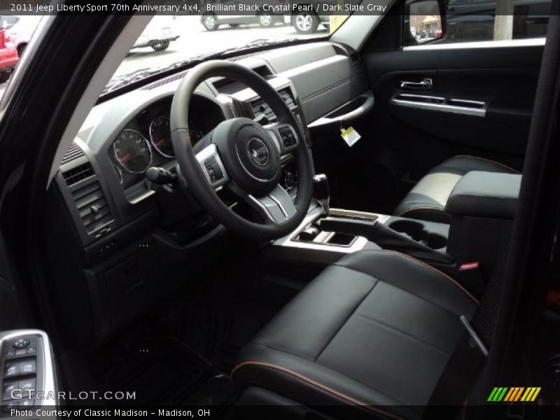Brilliant Black Crystal Pearl / Dark Slate Gray 2011 Jeep Liberty Sport 70th Anniversary 4x4