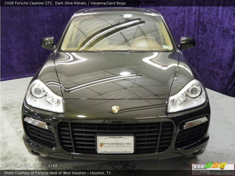 Dark Olive Metallic / Havanna/Sand Beige 2008 Porsche Cayenne GTS