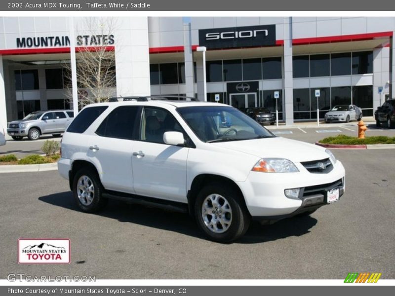 Taffeta White / Saddle 2002 Acura MDX Touring