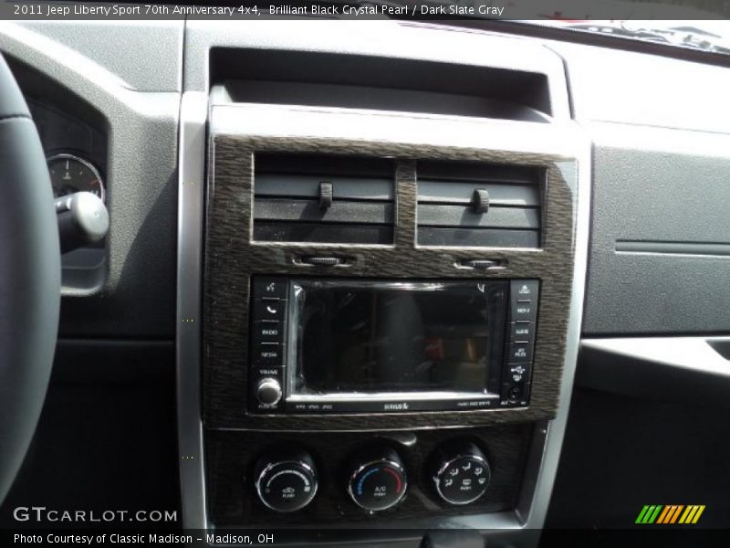 Brilliant Black Crystal Pearl / Dark Slate Gray 2011 Jeep Liberty Sport 70th Anniversary 4x4