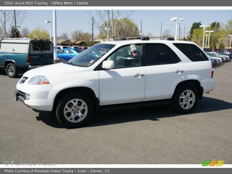 Taffeta White / Saddle 2002 Acura MDX Touring