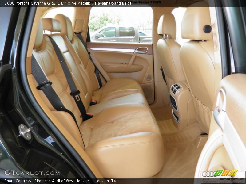 Dark Olive Metallic / Havanna/Sand Beige 2008 Porsche Cayenne GTS
