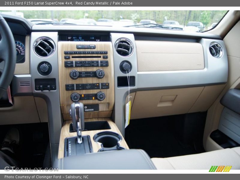 Red Candy Metallic / Pale Adobe 2011 Ford F150 Lariat SuperCrew 4x4