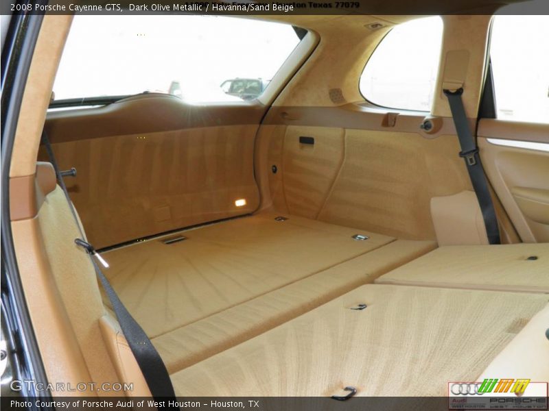 Dark Olive Metallic / Havanna/Sand Beige 2008 Porsche Cayenne GTS